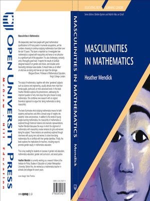 cover image of Masculinities in Mathematics